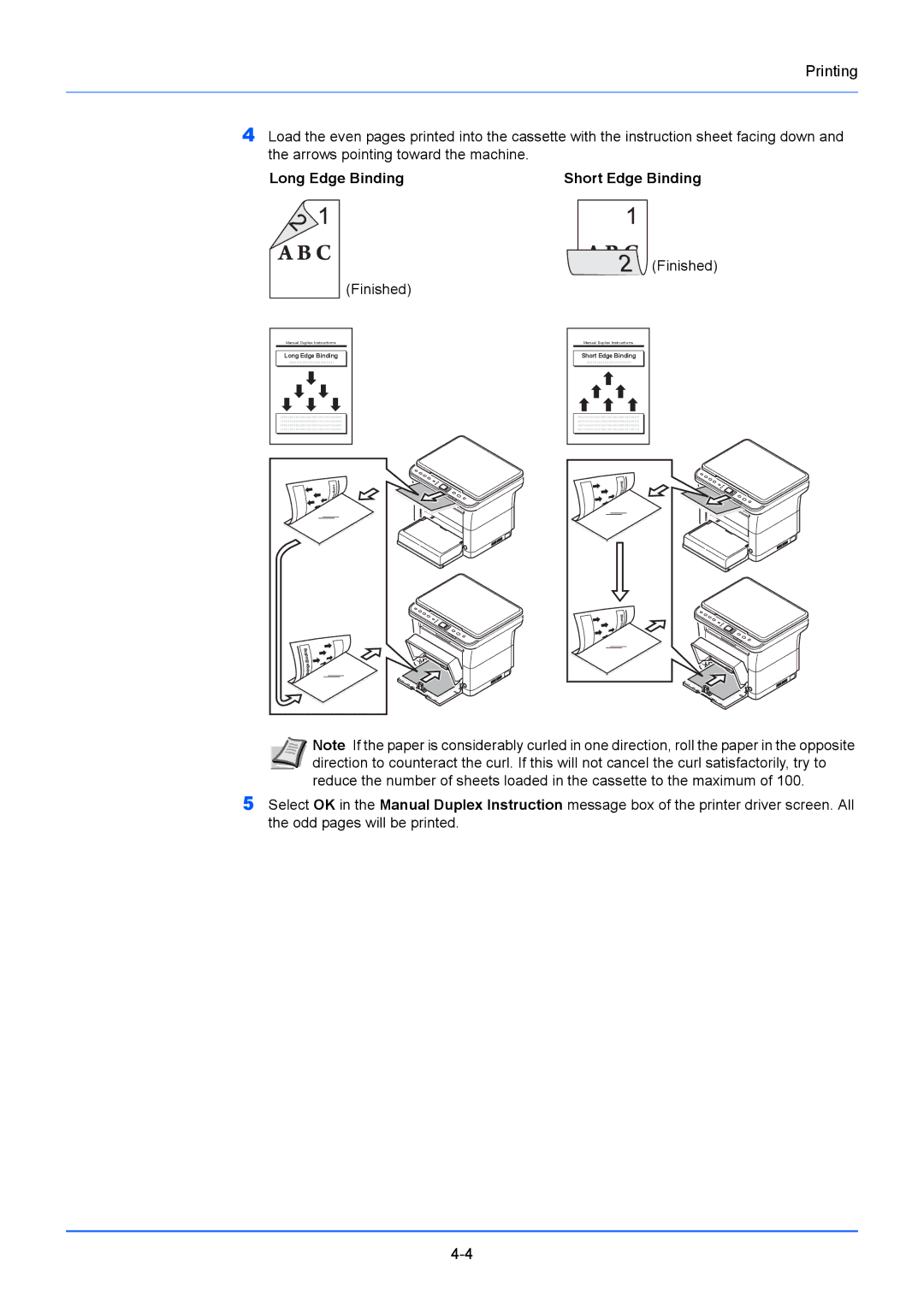 Kyocera FS-1020MFP, FS-1220MFP manual Finished 