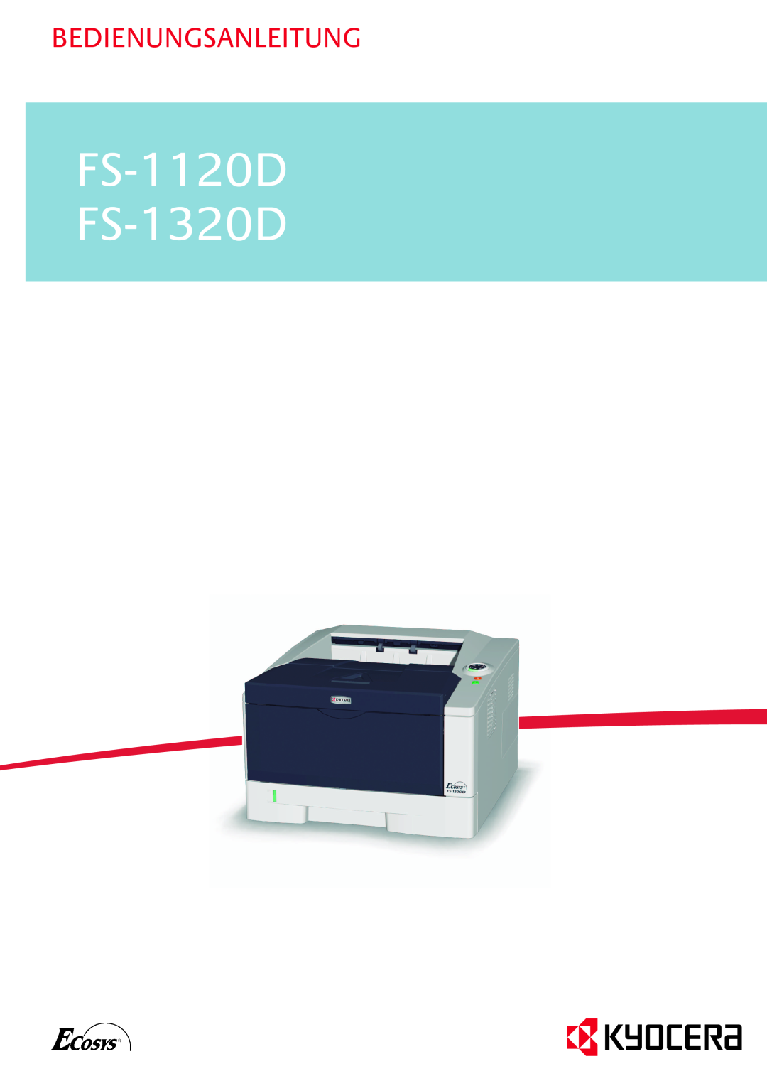 Kyocera manual FS-1120D FS-1320D, Bedienungsanleitung 