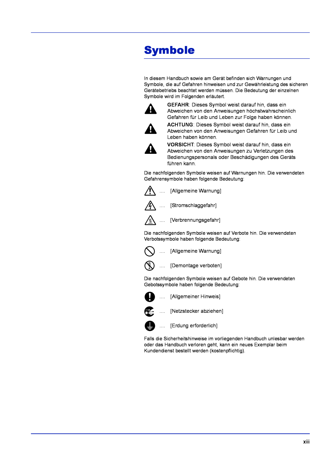 Kyocera FS-1320D, FS-1120D manual Symbole 