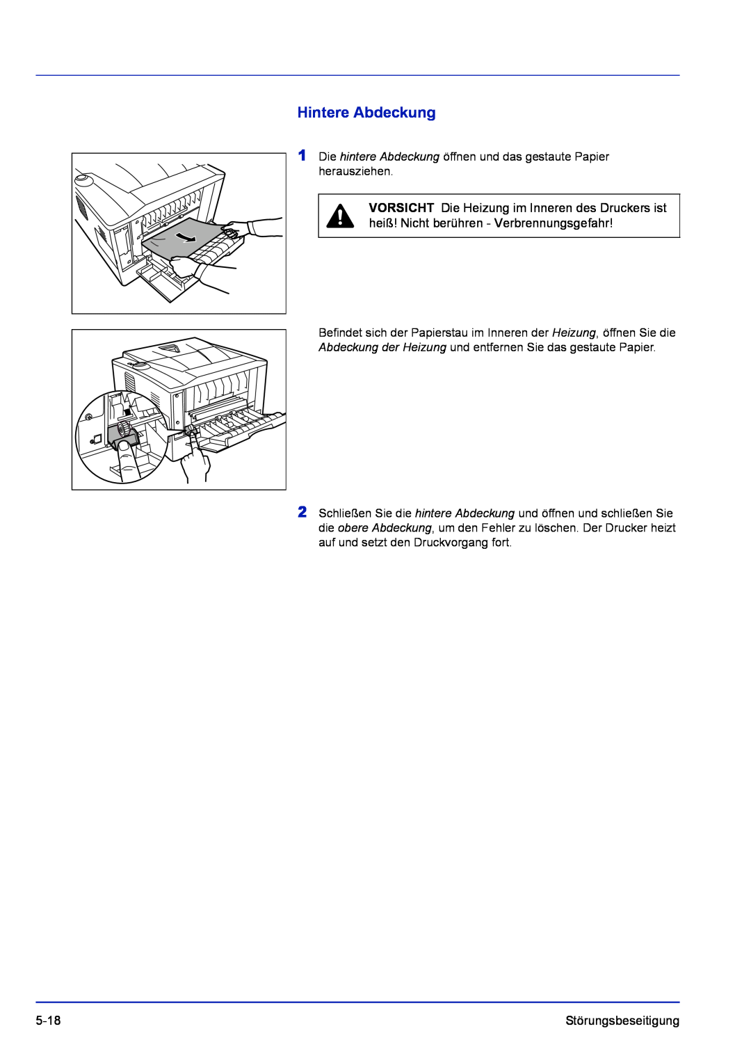 Kyocera FS-1120D, FS-1320D manual Hintere Abdeckung 