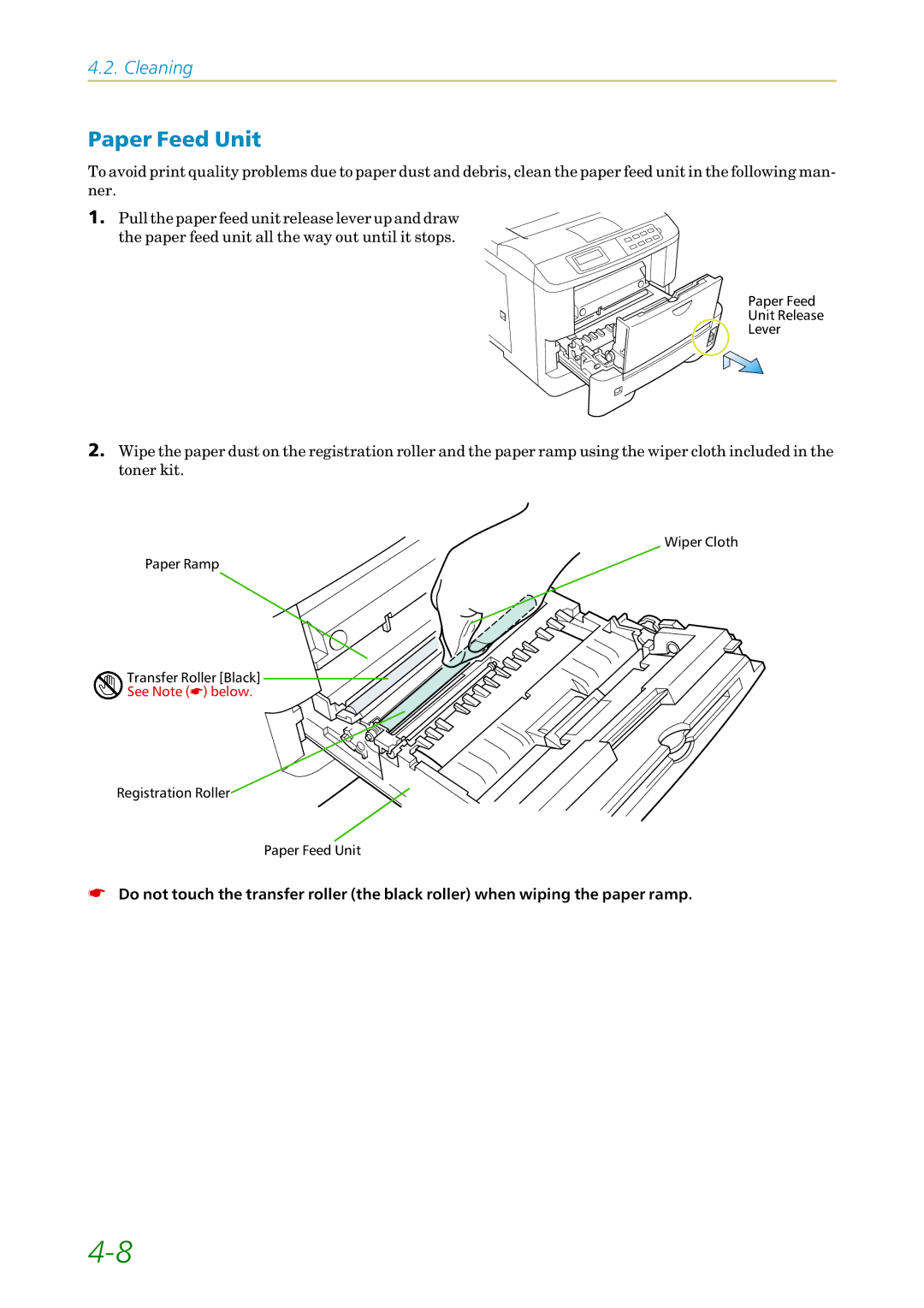 Kyocera FS-1200 manual Paper Feed Unit 