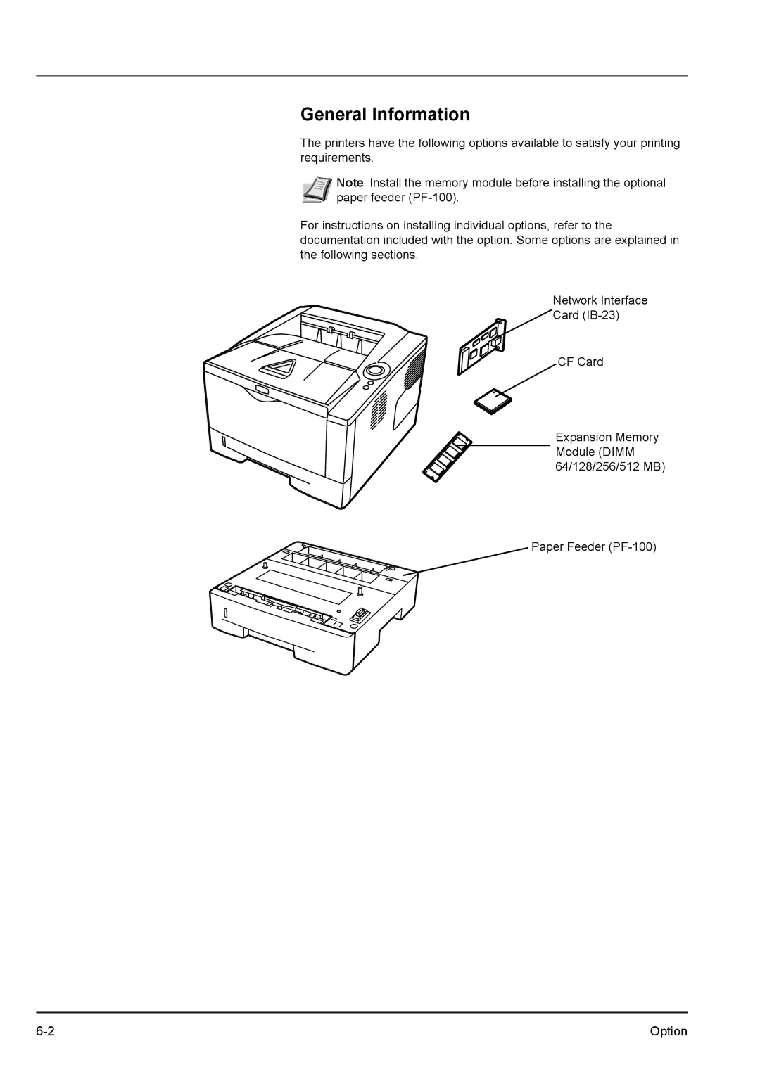 Kyocera FS-1300D, FS-1100 manual General Information 