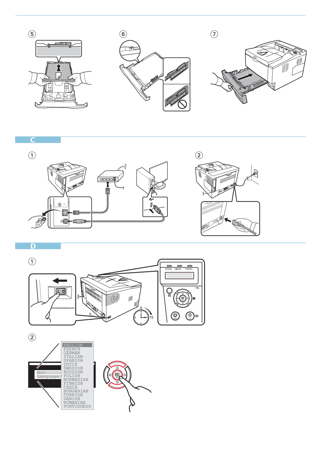 Kyocera FS-1350DN manual Msg 