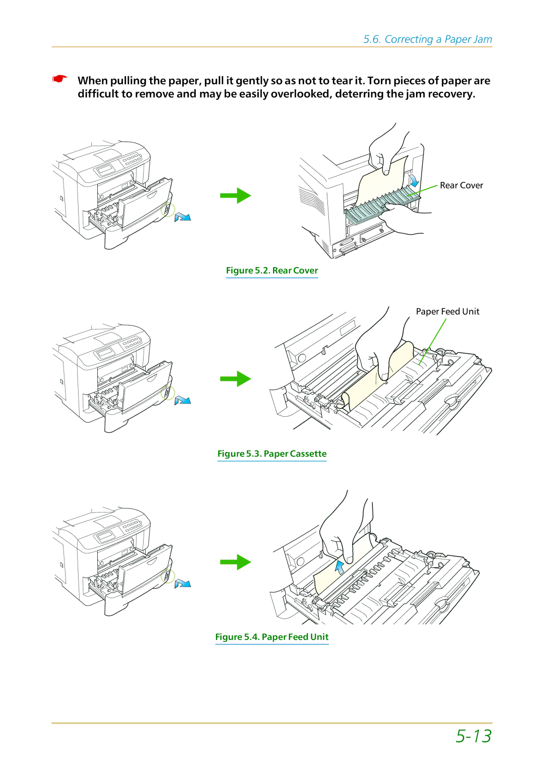 Kyocera FS-1700 user manual Rear Cover 