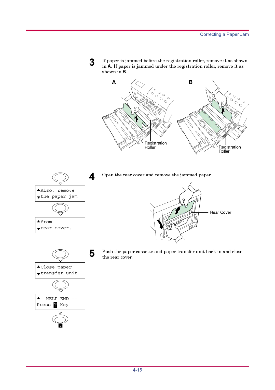 Kyocera FS-1900 manual Shown in B 