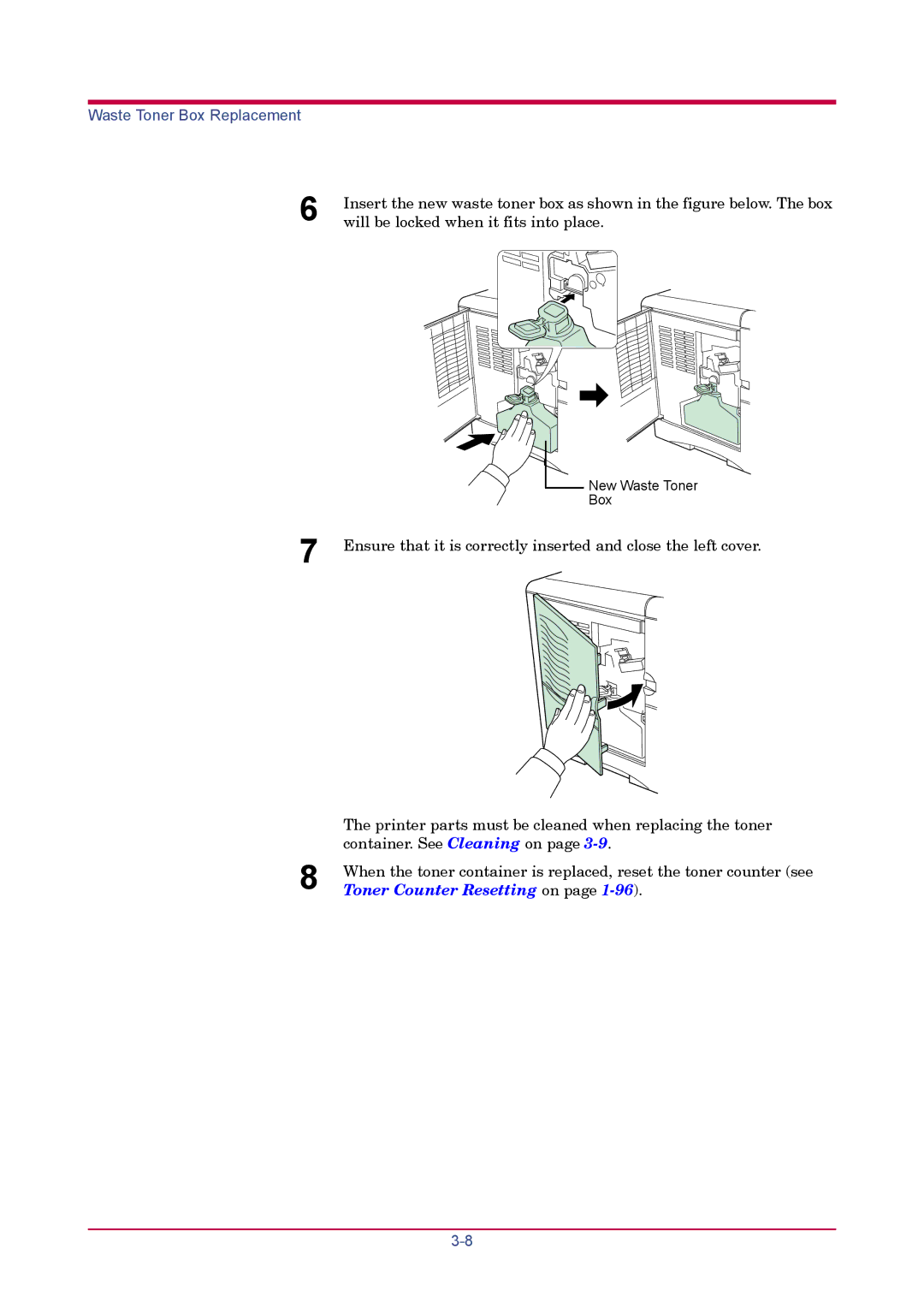 Kyocera FS-1920 manual Toner Counter Resetting on 