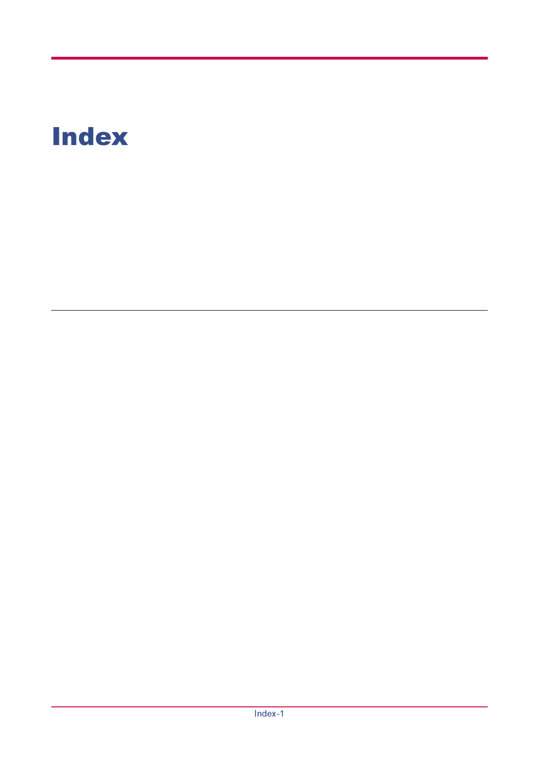 Kyocera FS-1920 manual Index 