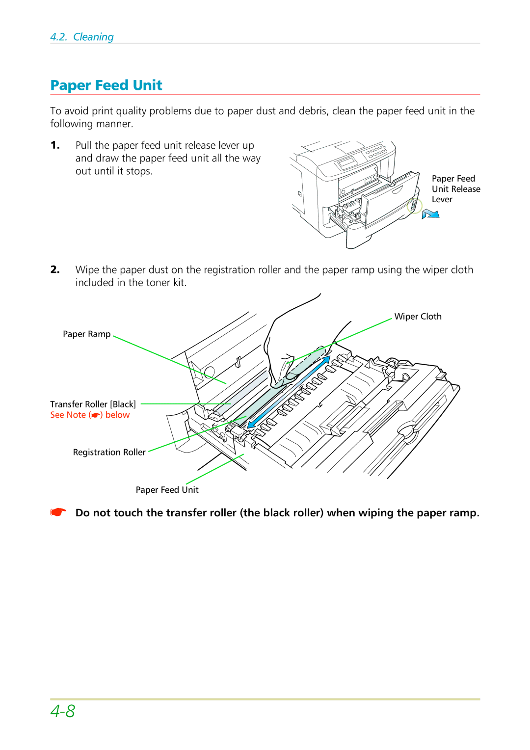 Kyocera FS-3700 manual Paper Feed Unit 