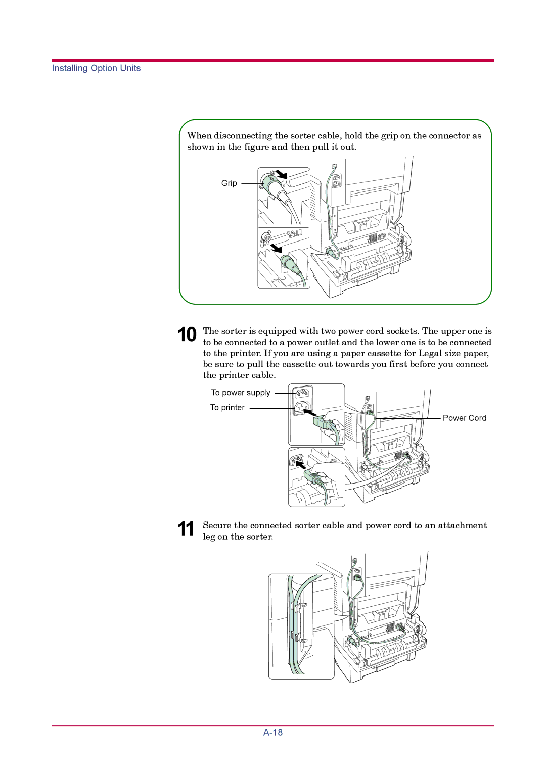 Kyocera FS-3830N, FS-3820N manual Grip 