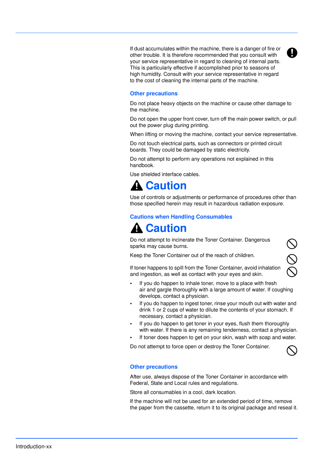 Kyocera FS-3920DN manual Introduction-xx 