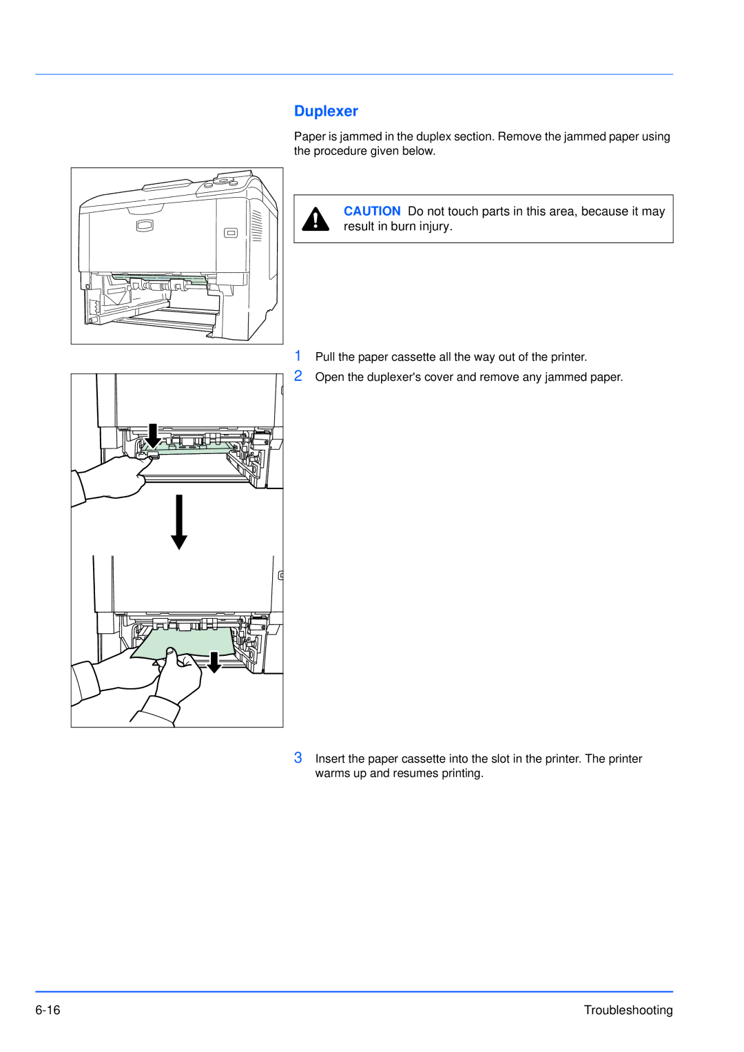 Kyocera FS-3920DN manual Duplexer 