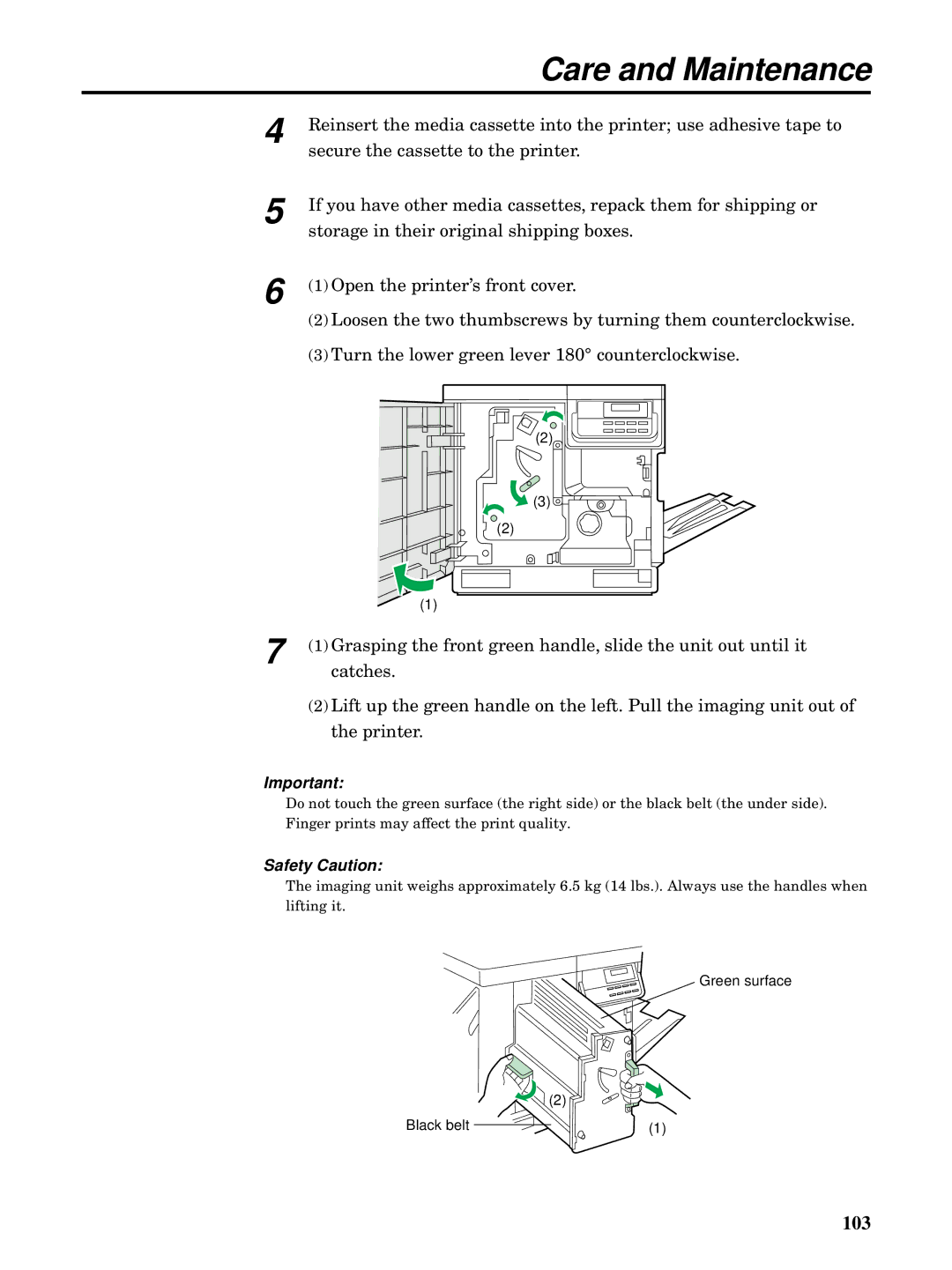 Kyocera FS-5900C manual 103 