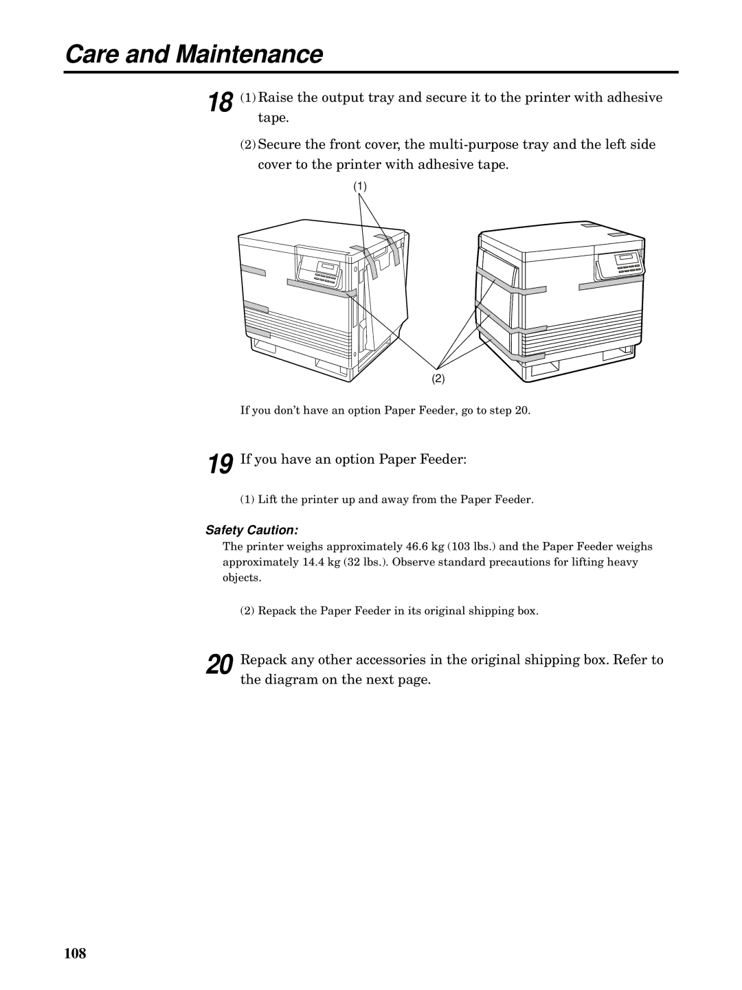 Kyocera FS-5900C manual 108 