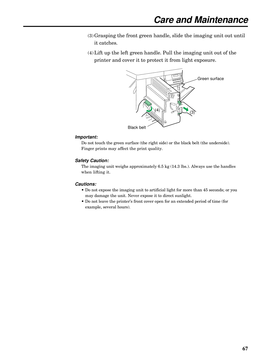 Kyocera FS-5900C manual Safety Caution 