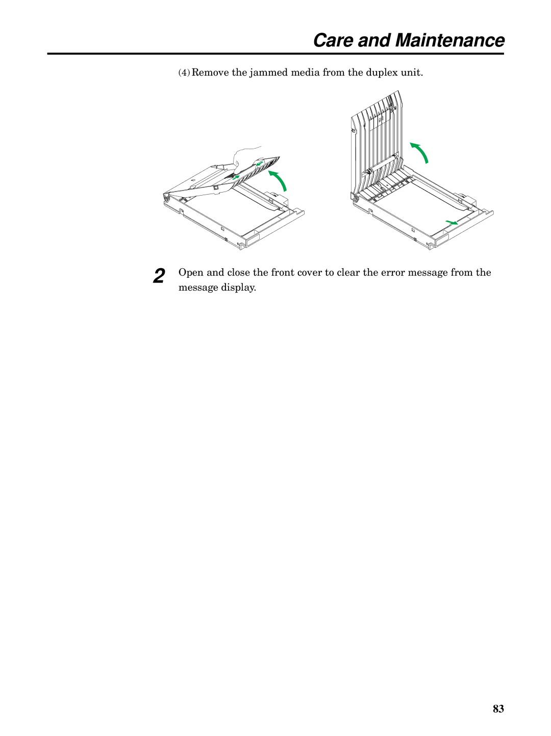 Kyocera FS-5900C manual Care and Maintenance 