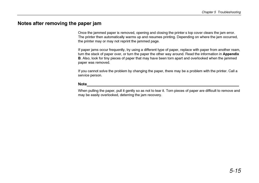 Kyocera FS-600 manual Troubleshooting 