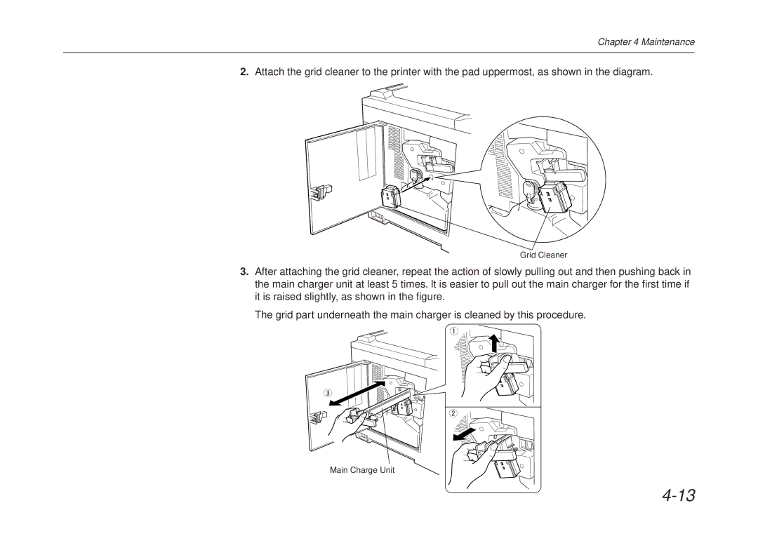 Kyocera FS-6700 manual Main Charge Unit 