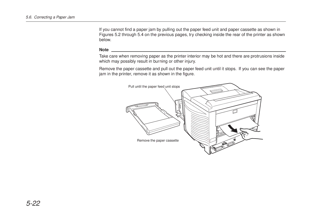 Kyocera FS-6700 manual Correcting a Paper Jam 