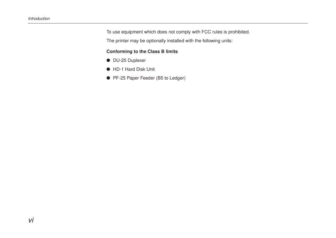 Kyocera FS-6700 manual Conforming to the Class B limits 