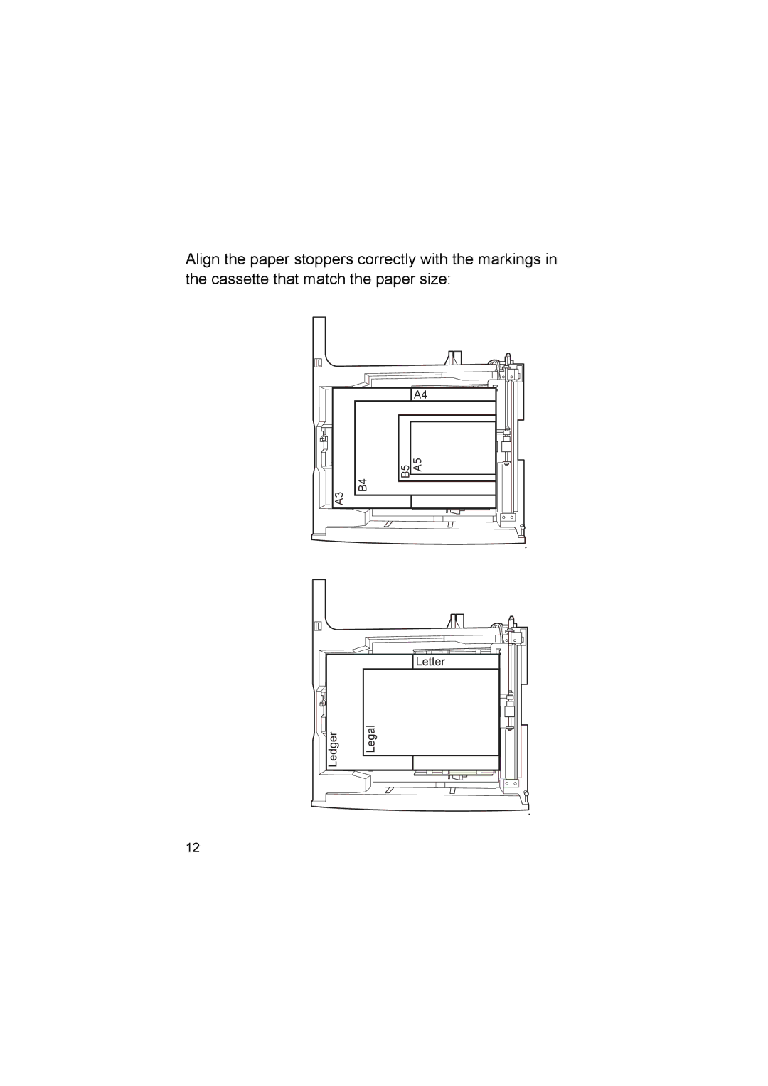 Kyocera FS-8000CN, FS-8000CD manual B5 A5 