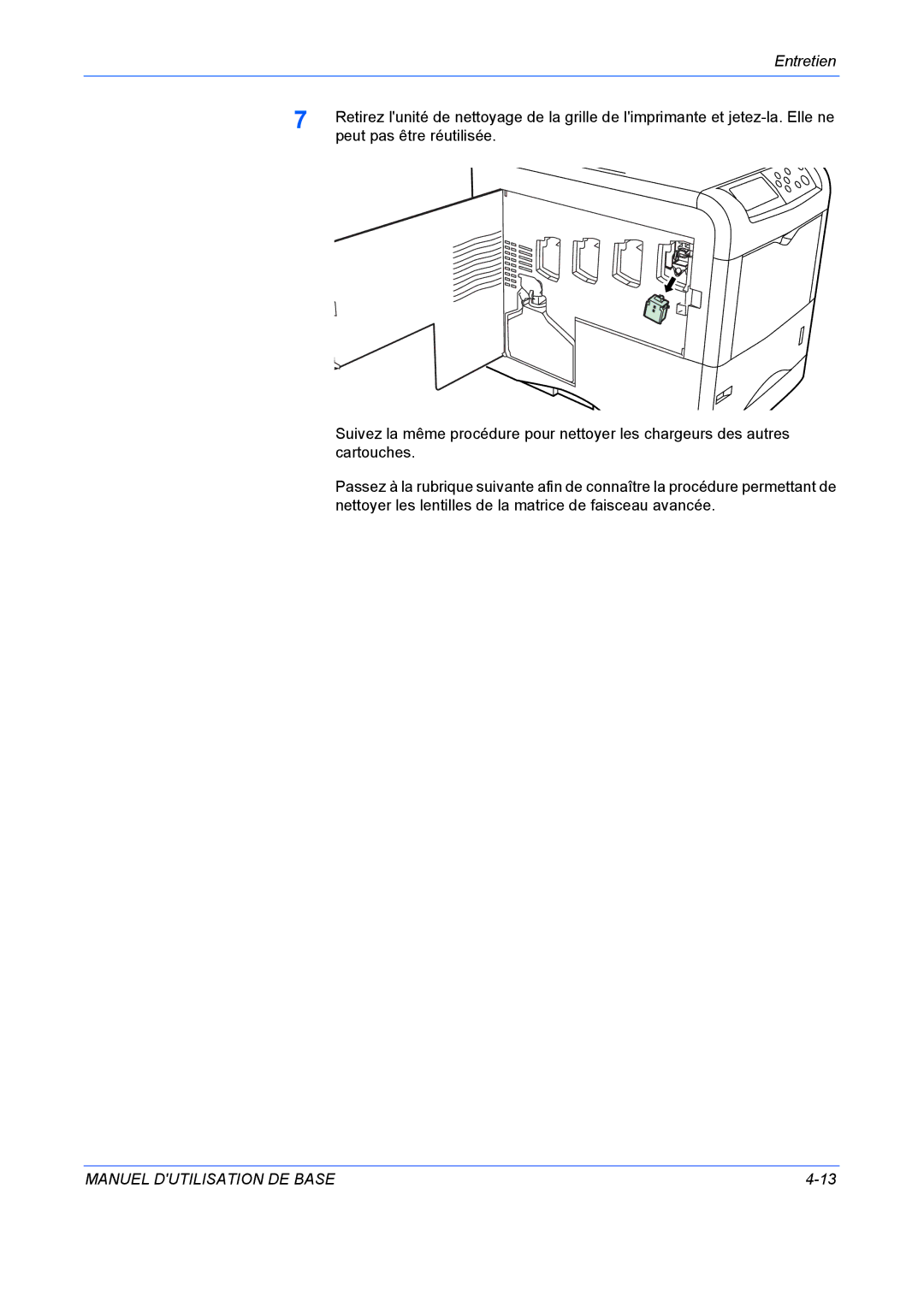 Kyocera FS-C5020N manuel dutilisation Peut pas être réutilisée 