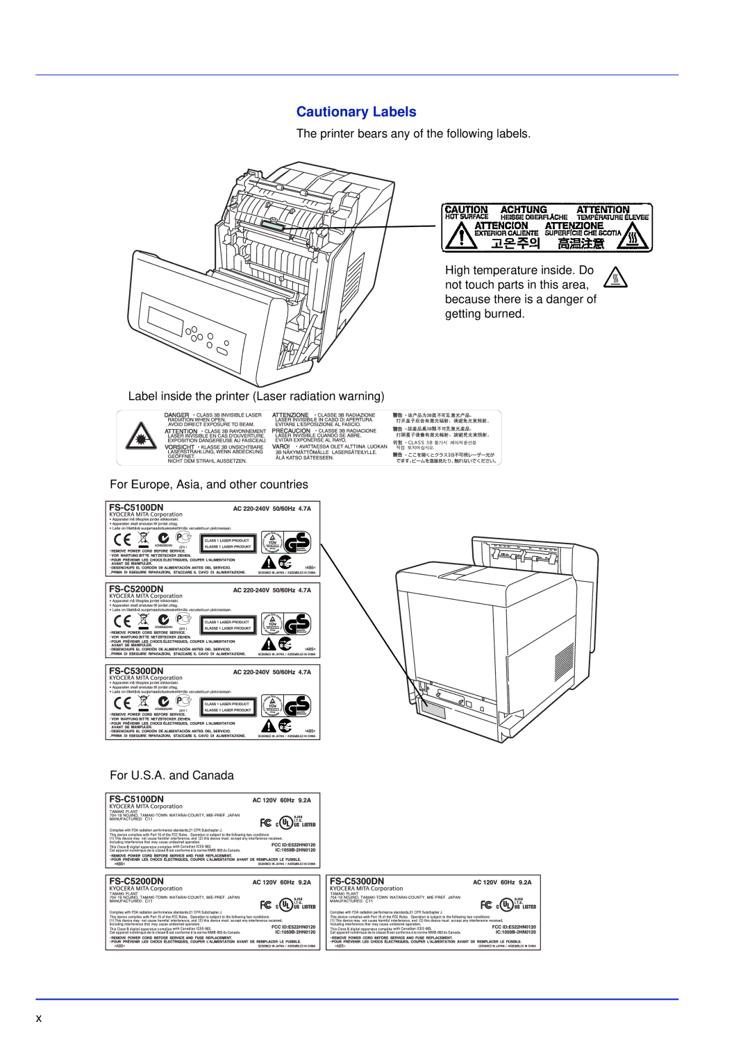 Kyocera FS-C5100DN, FS-C5300DN, FS-C5200DN manual 