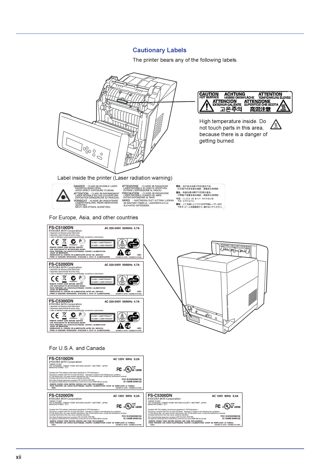 Kyocera FS-C5300DN, FS-C5200DN, FS-C5100DN manual 