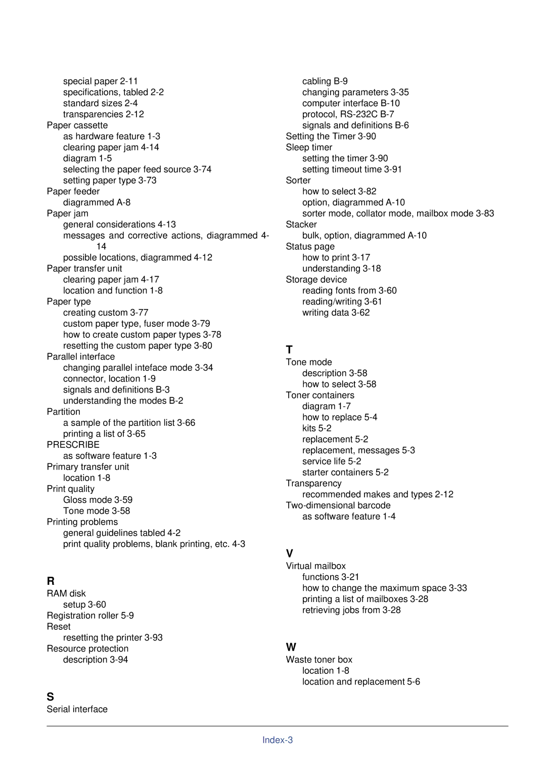 Kyocera FS-C8008DN, FS-C8008N manual Prescribe 