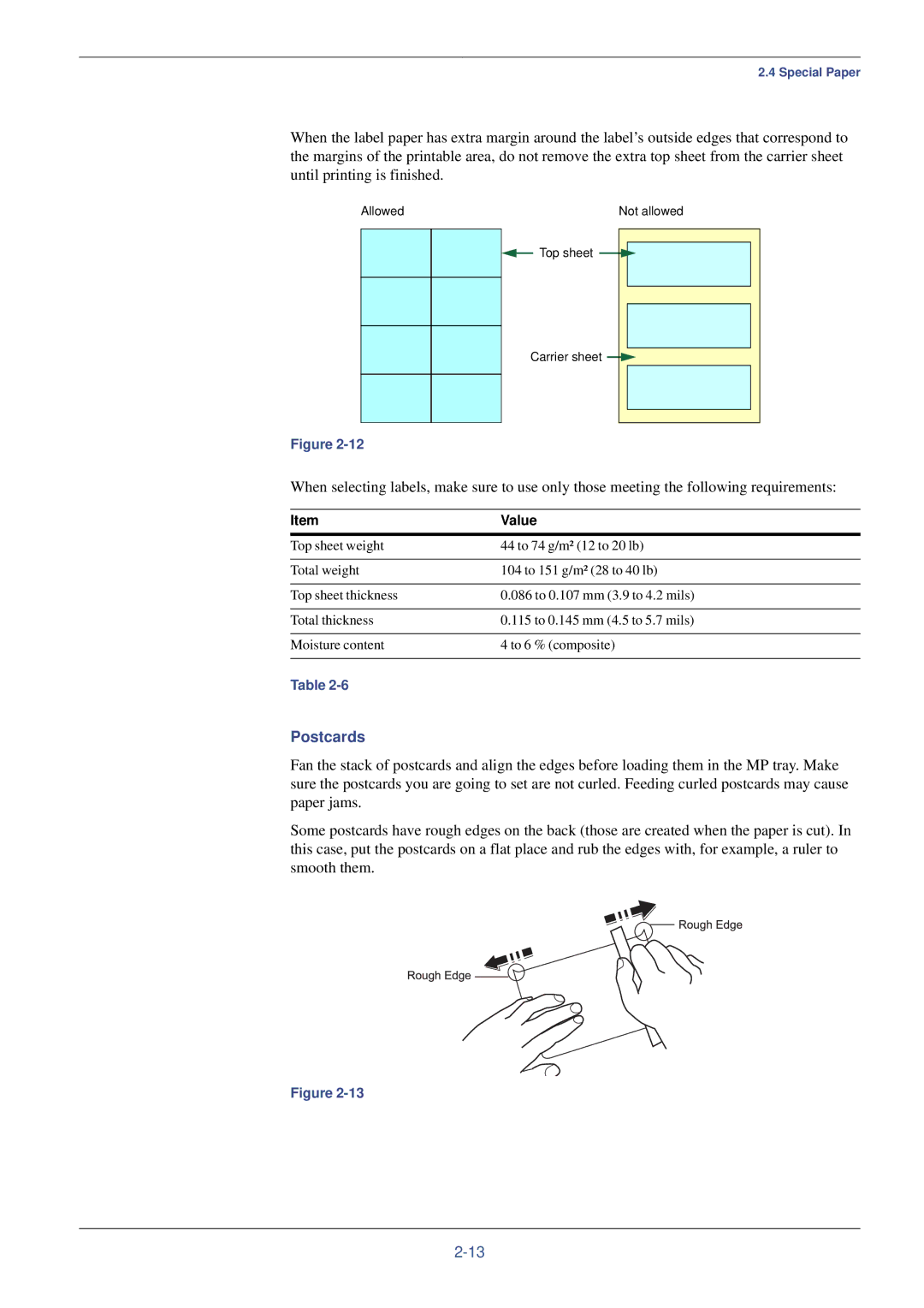 Kyocera FS-C8008N, FS-C8008DN manual Postcards, Value 