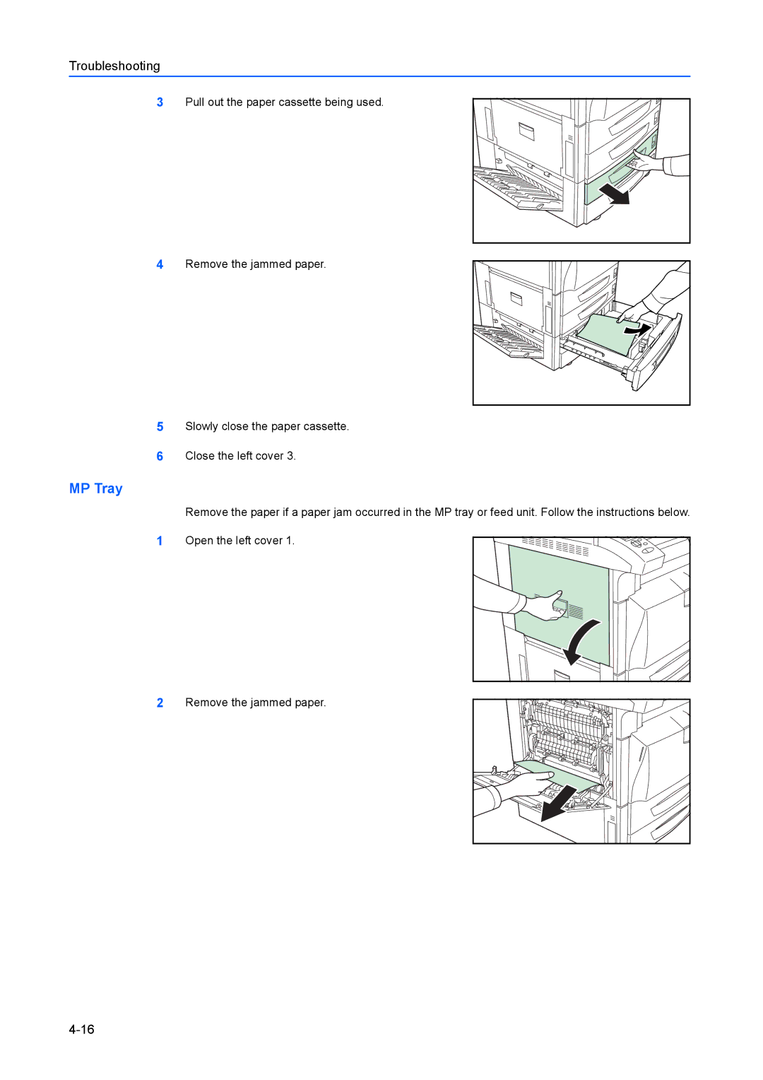 Kyocera FS-C8100DN manual MP Tray 