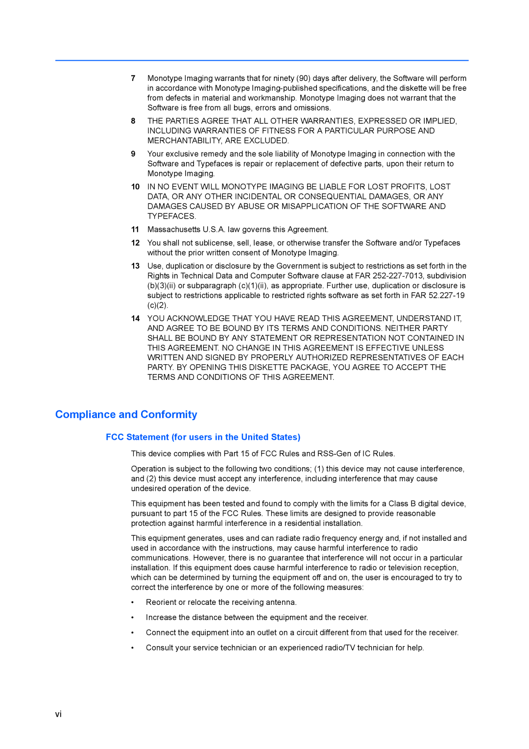 Kyocera FS-C8100DN manual Compliance and Conformity, FCC Statement for users in the United States 