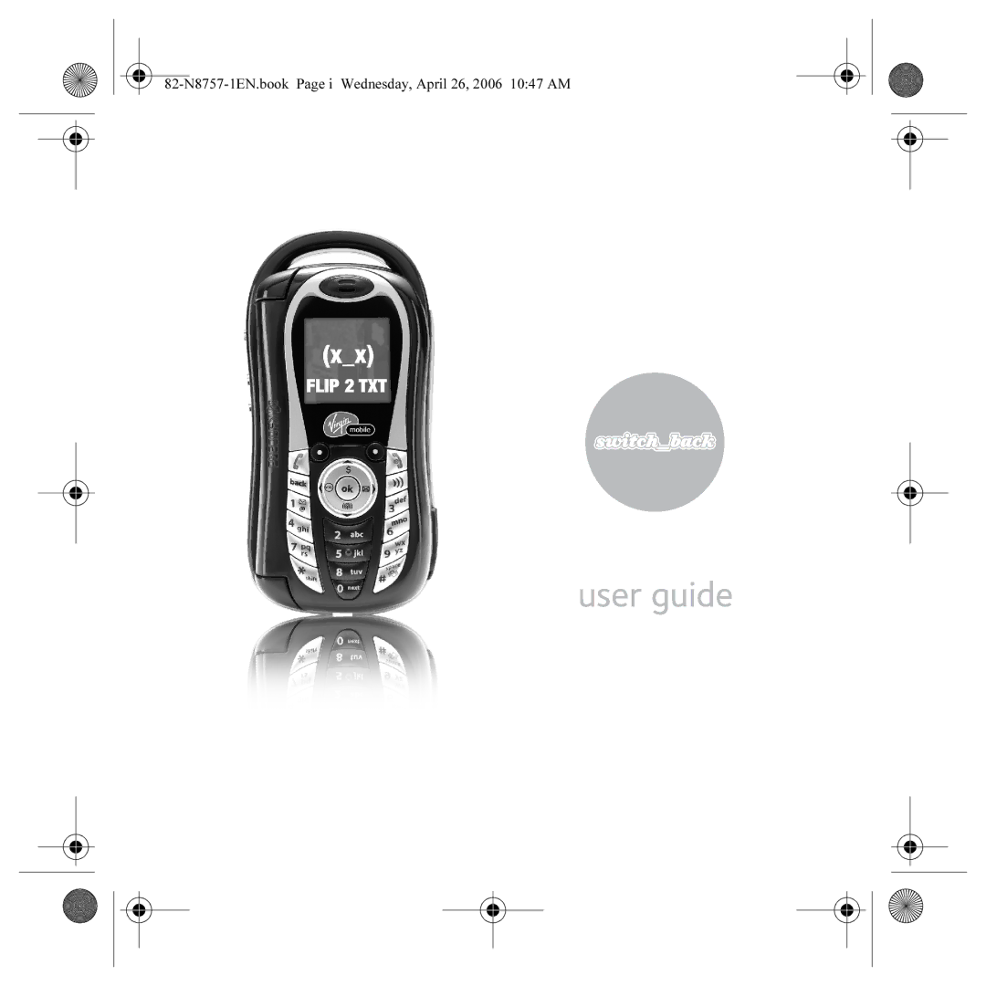 Kyocera K612 manual 82-N8757-1EN.book Page i Wednesday, April 26, 2006 1047 AM 