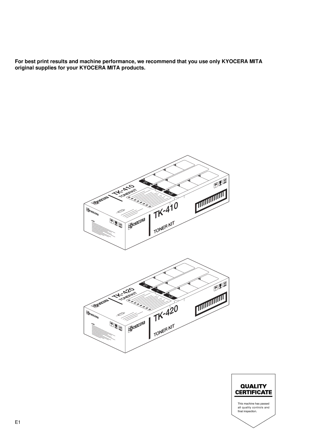 Kyocera KM-2050, KM-2550, KM-1650 manual 