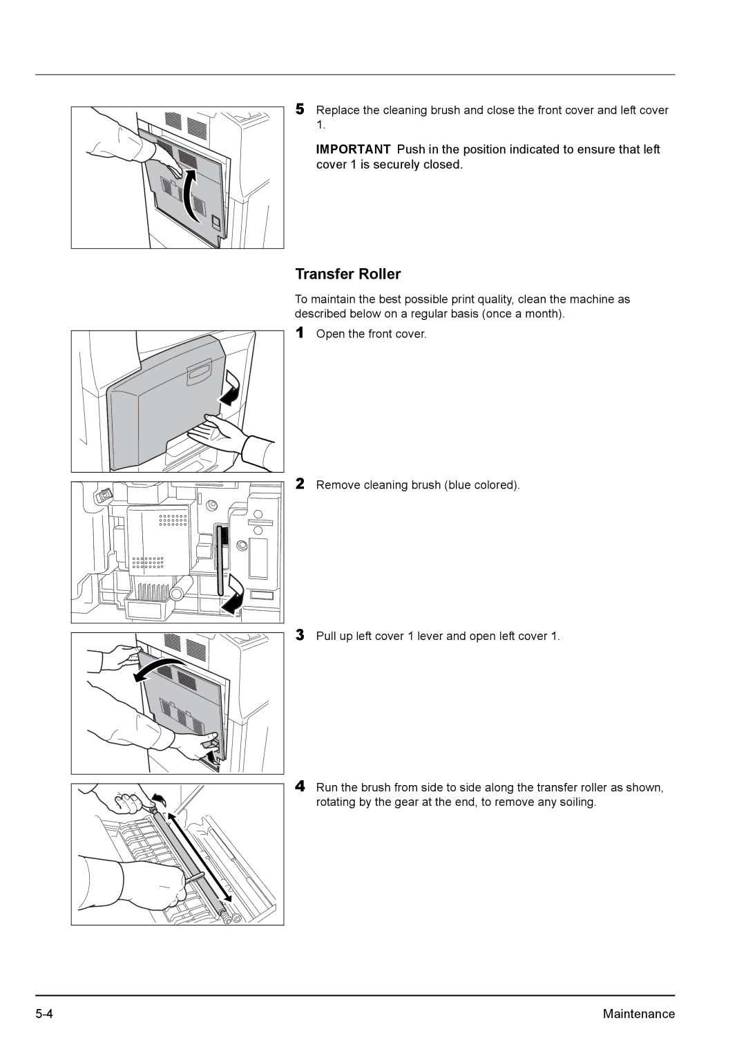 Kyocera KM-2540 manual Transfer Roller 