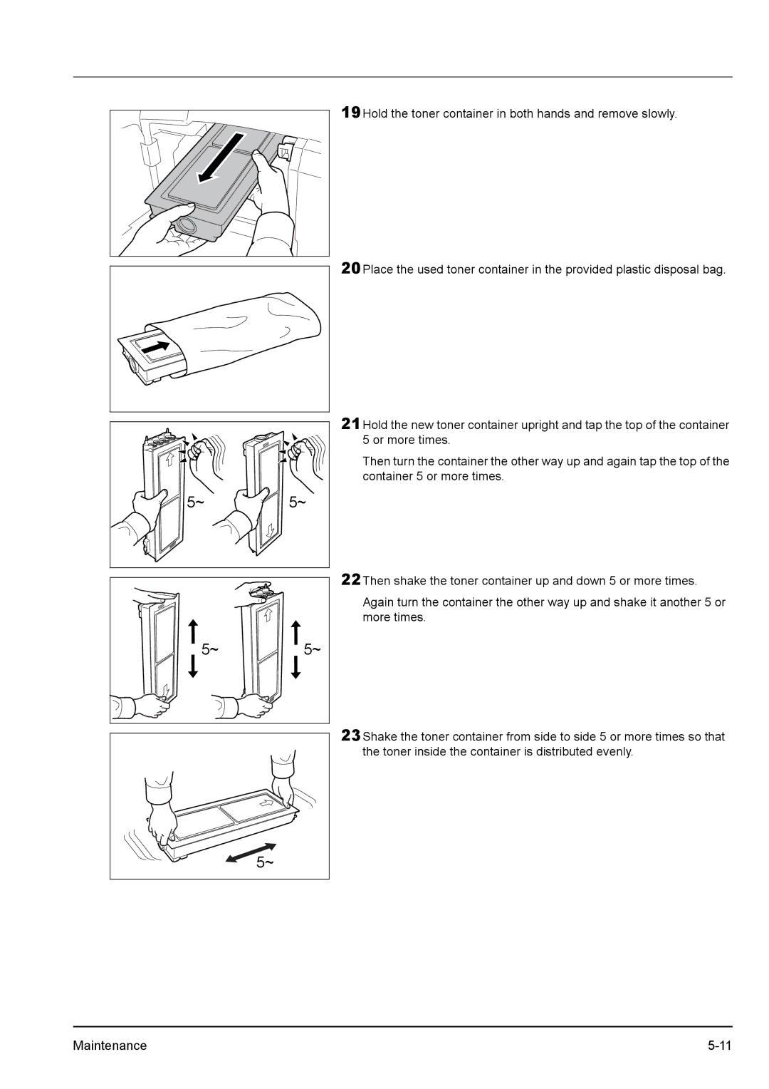 Kyocera KM-2540 manual ~ 5~ ~5~ 