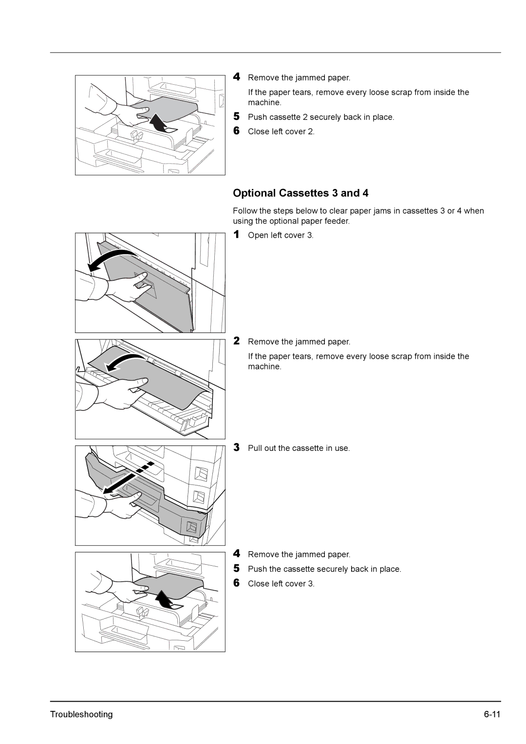 Kyocera KM-2540 manual Optional Cassettes 3 