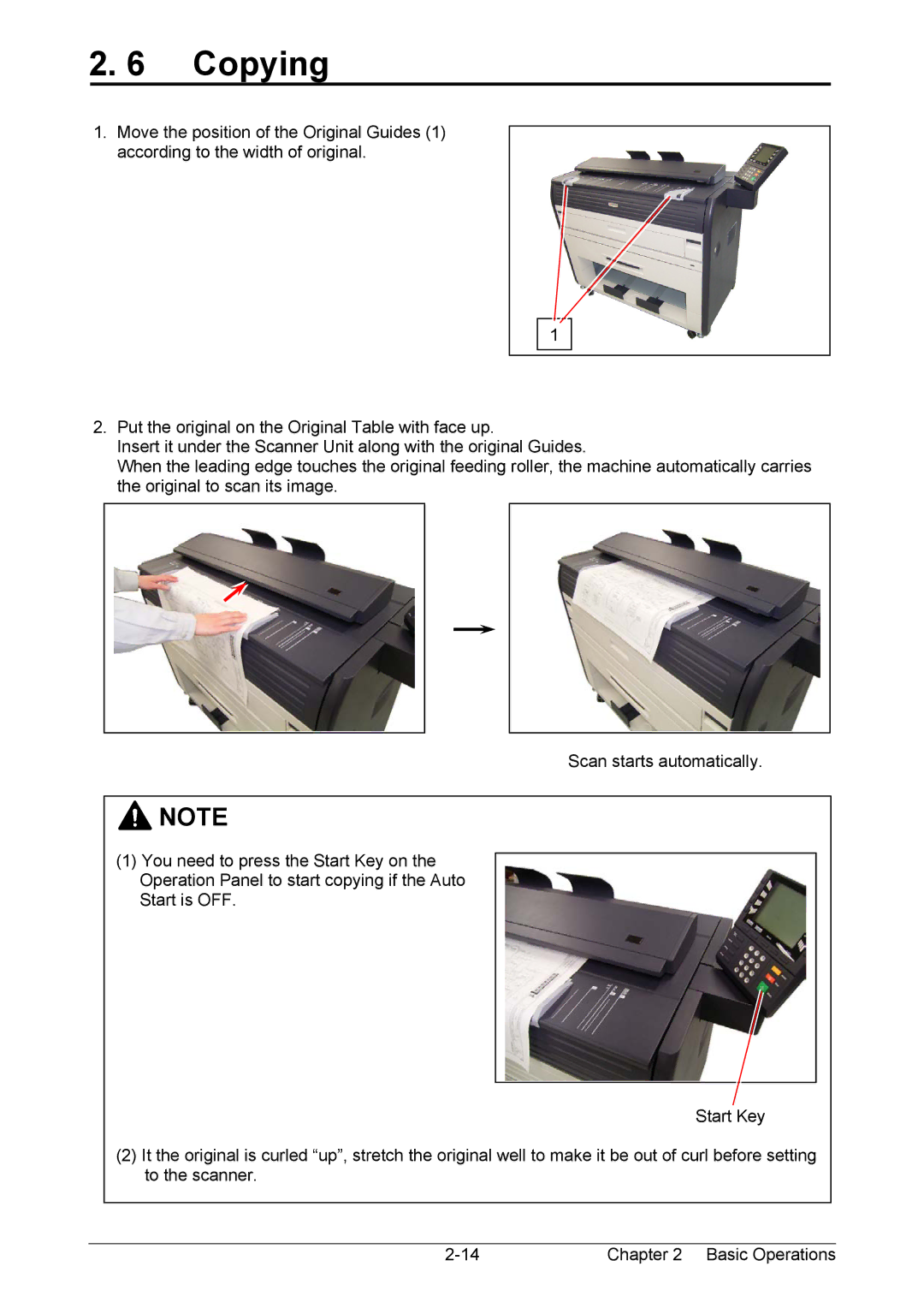 Kyocera KM-3650w operation manual Copying 