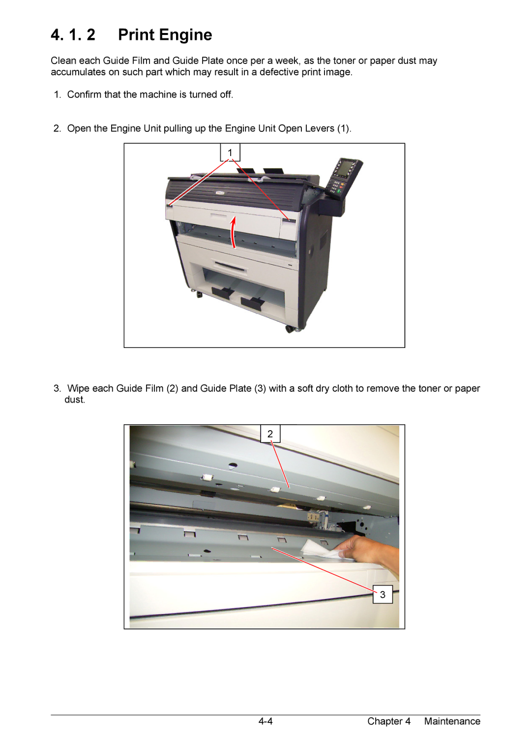 Kyocera KM-3650w operation manual Print Engine 