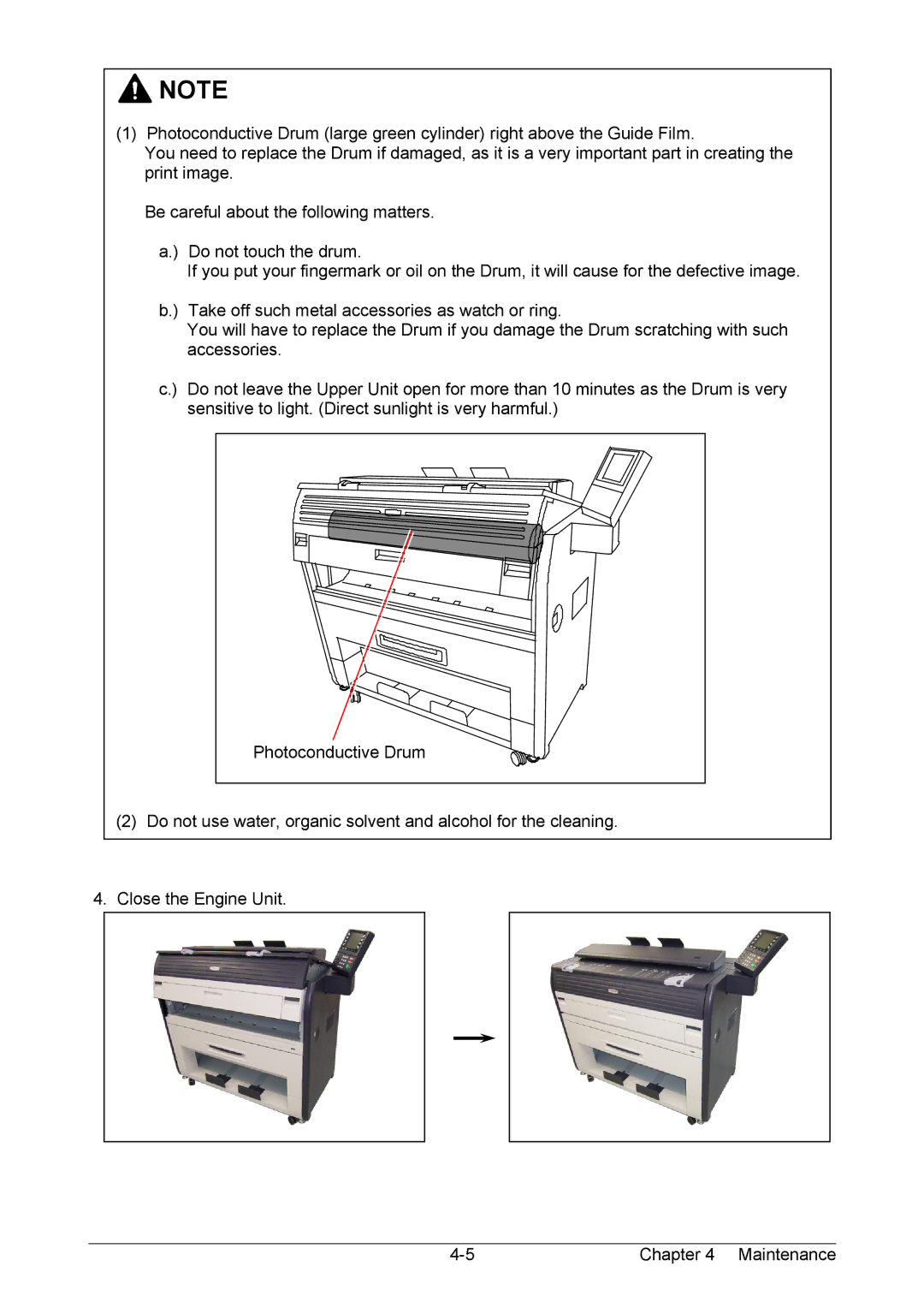 Kyocera KM-3650w operation manual 