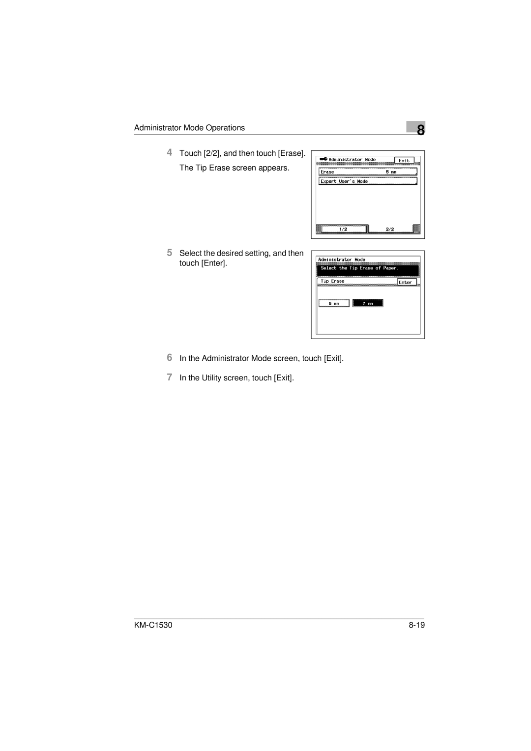 Kyocera KM-C1530 manual 