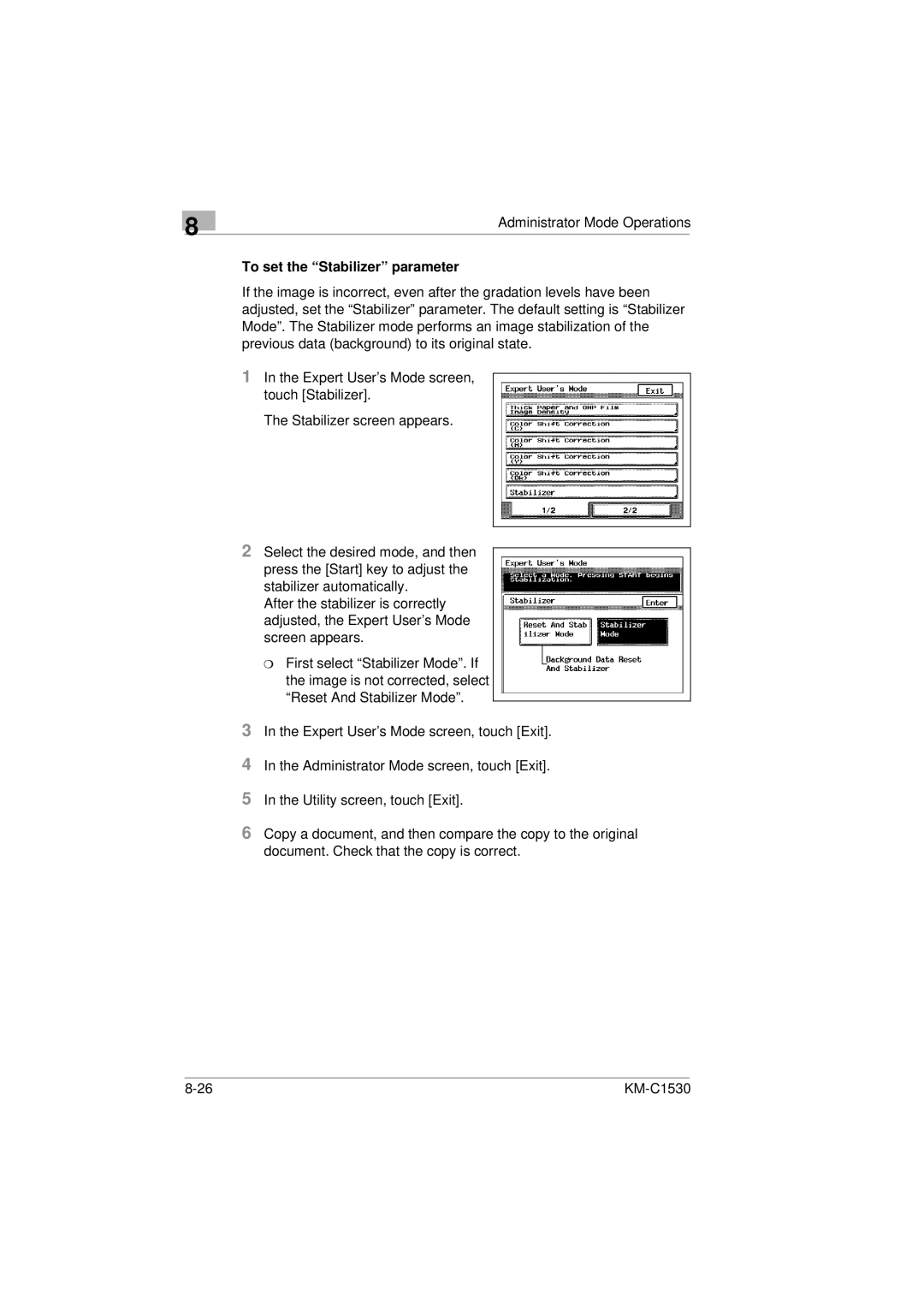 Kyocera KM-C1530 manual 