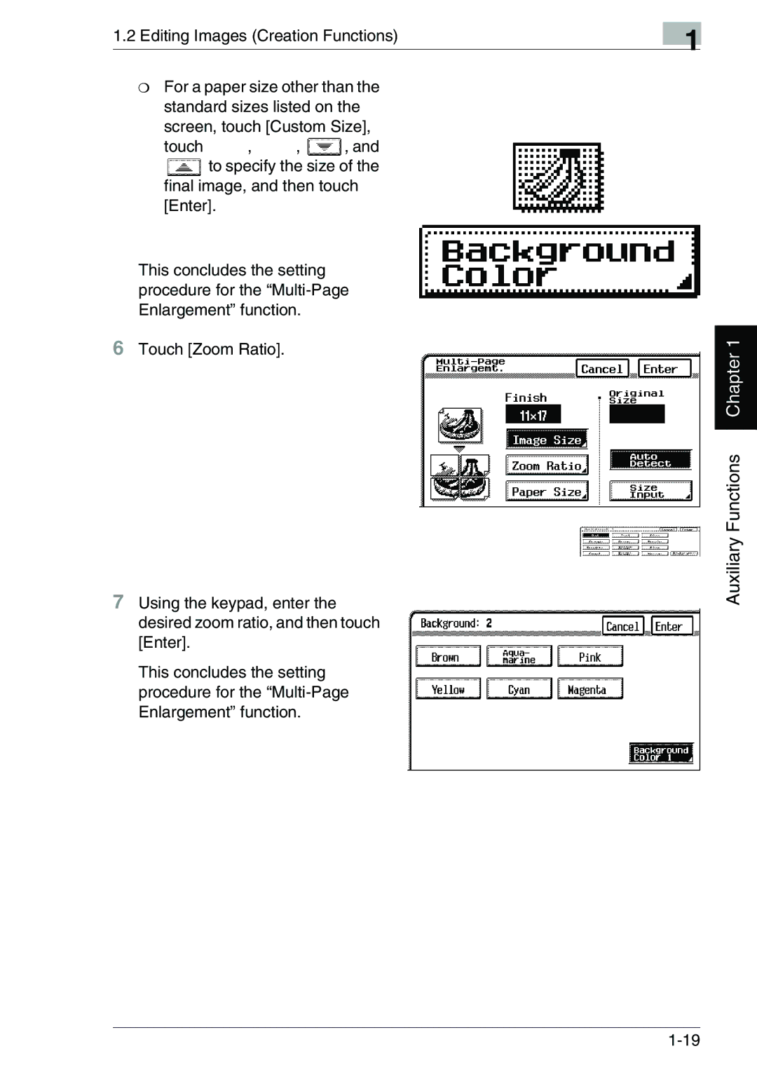 Kyocera KM-C3130, KM-C2030 manual For a paper size other than the standard sizes listed on 