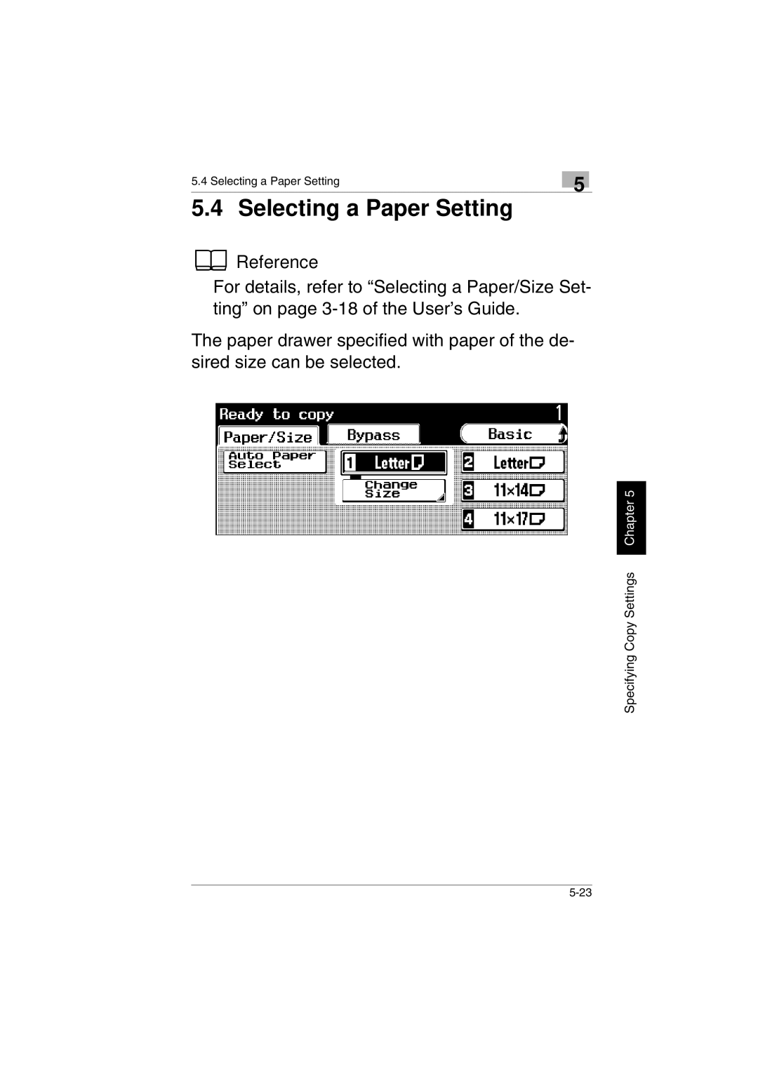 Kyocera KM-C2230 manual Selecting a Paper Setting 