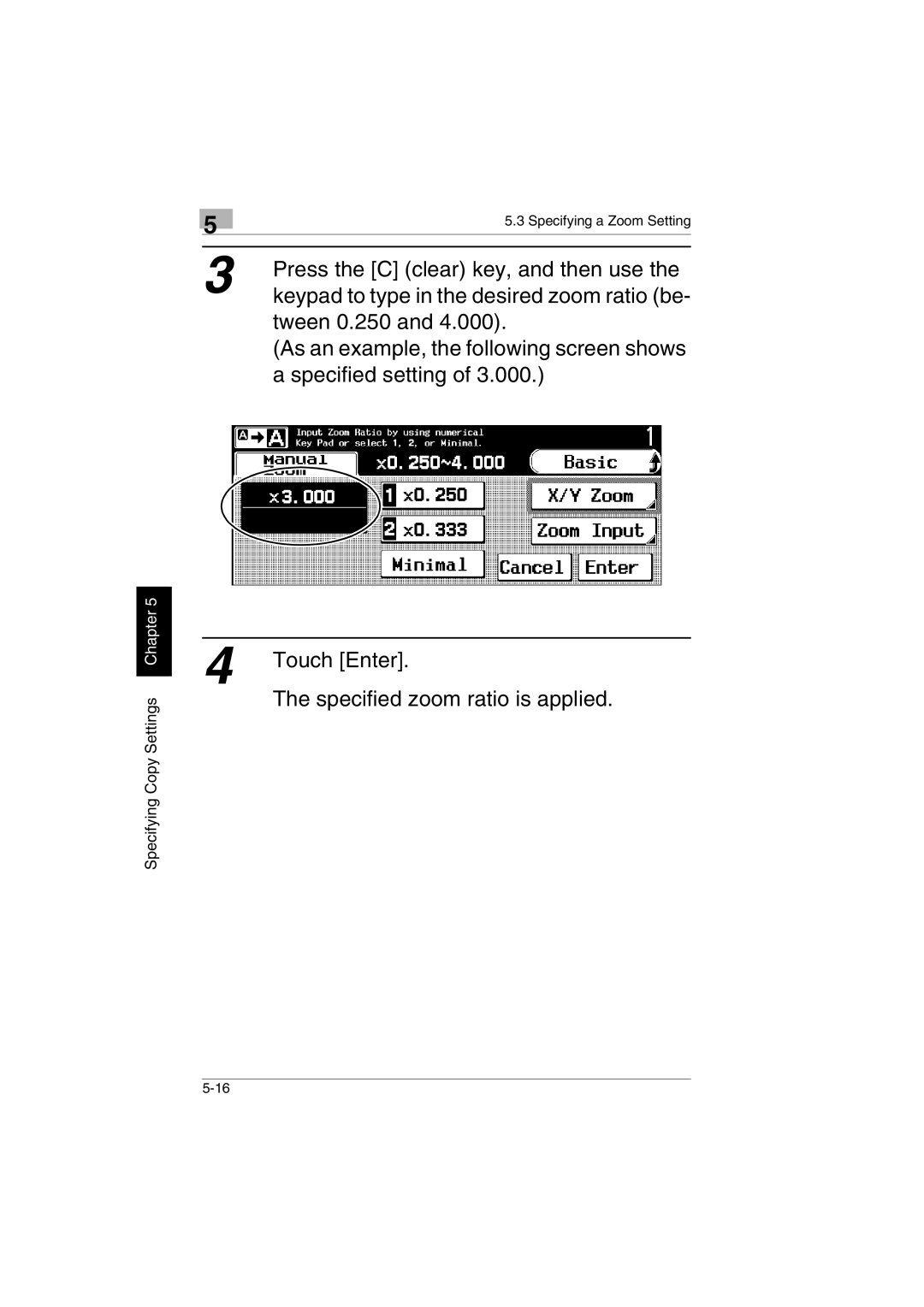 Kyocera KM-C2230 manual Press the C clear key, and then use 