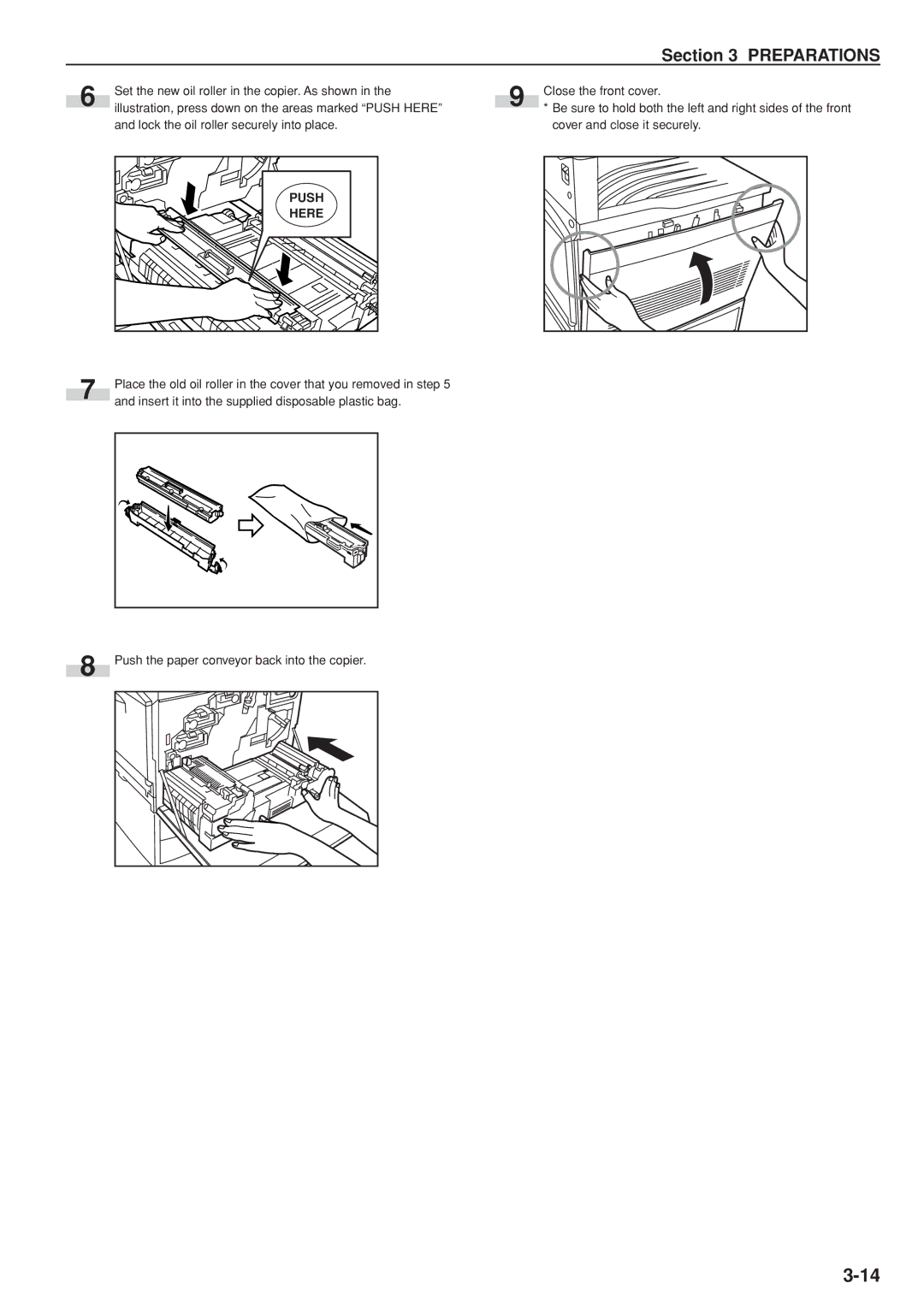 Kyocera KM-C830D manual Push 