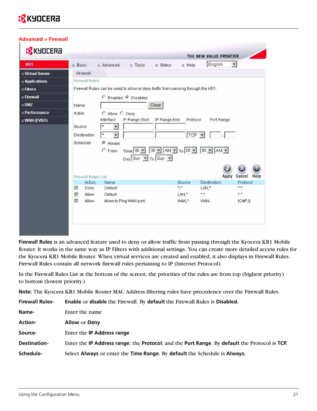 Kyocera KR1 manual Enter the name 