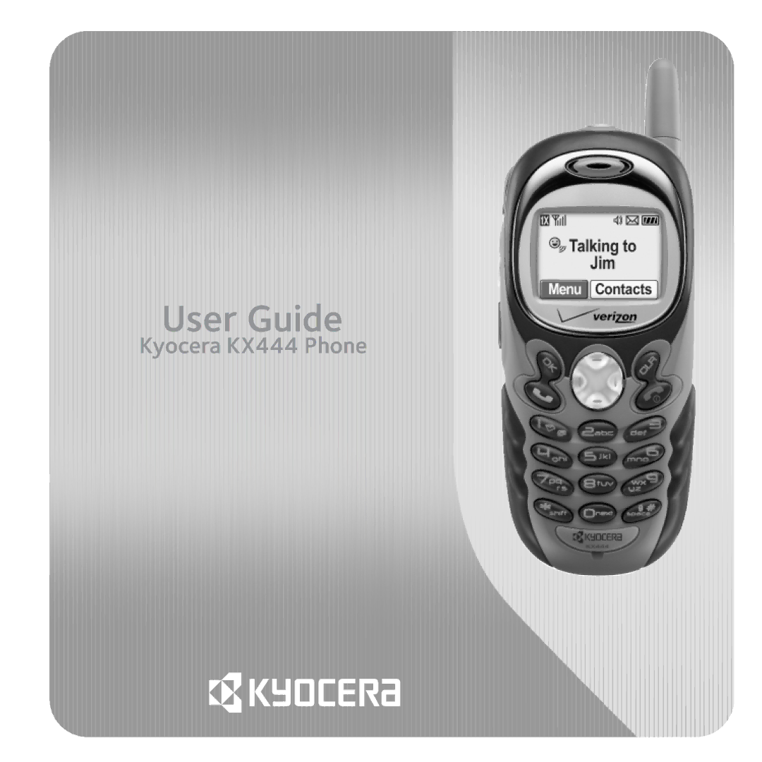 Kyocera KX444 manual 