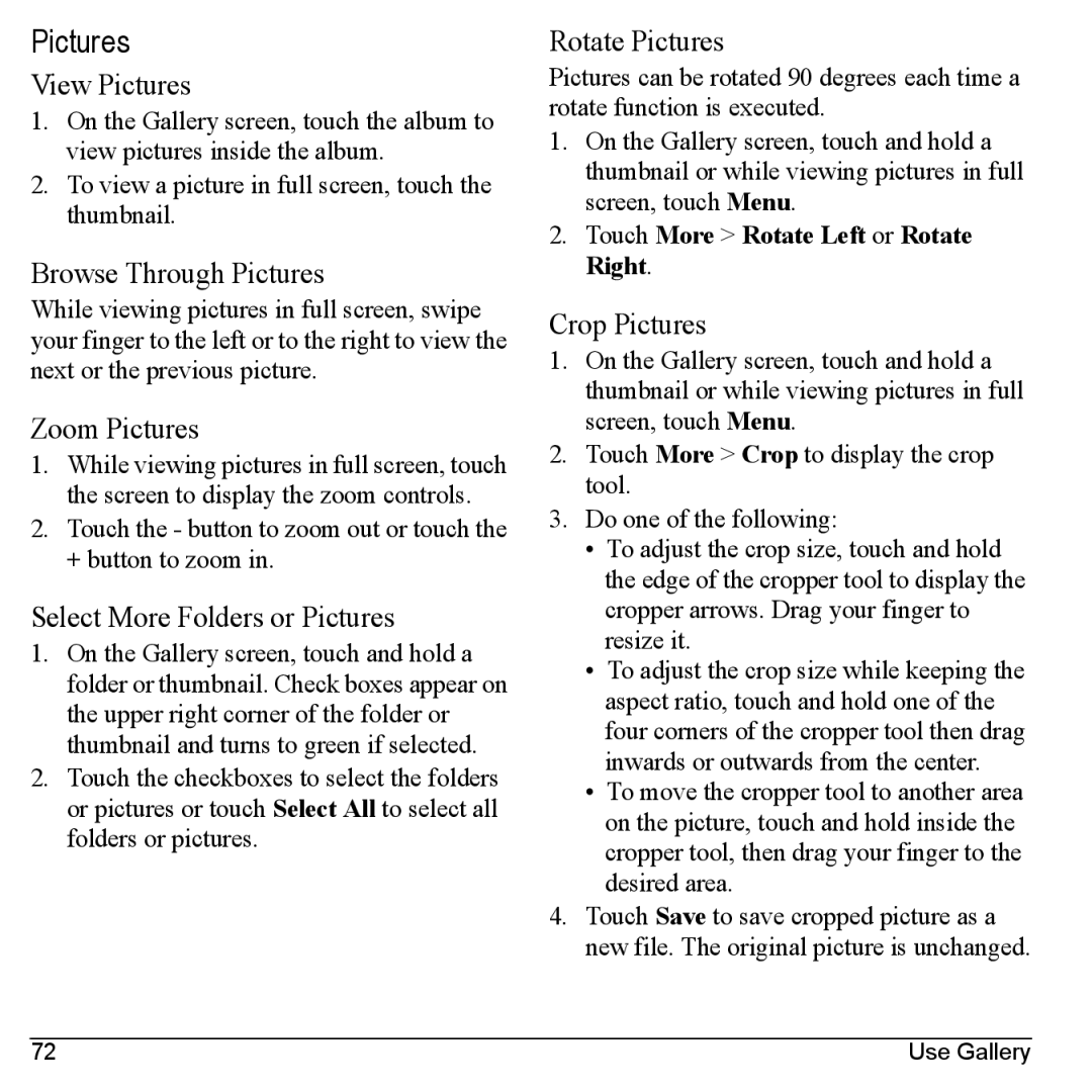 Kyocera M6000 manual Pictures 