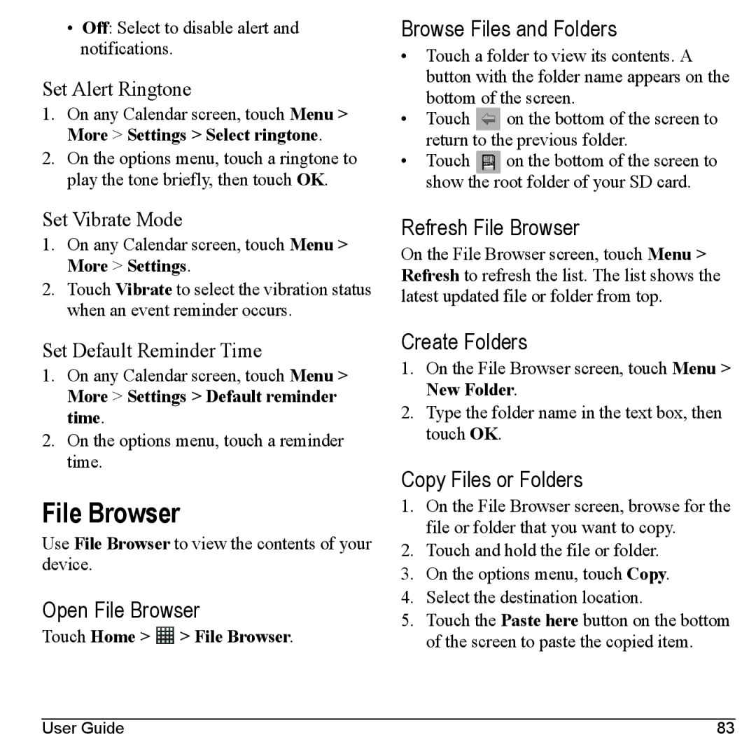 Kyocera M6000 manual File Browser 