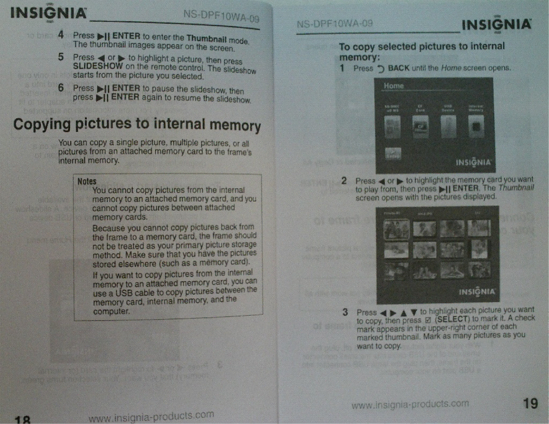 Kyocera NS-DPF10WA-09 manual 